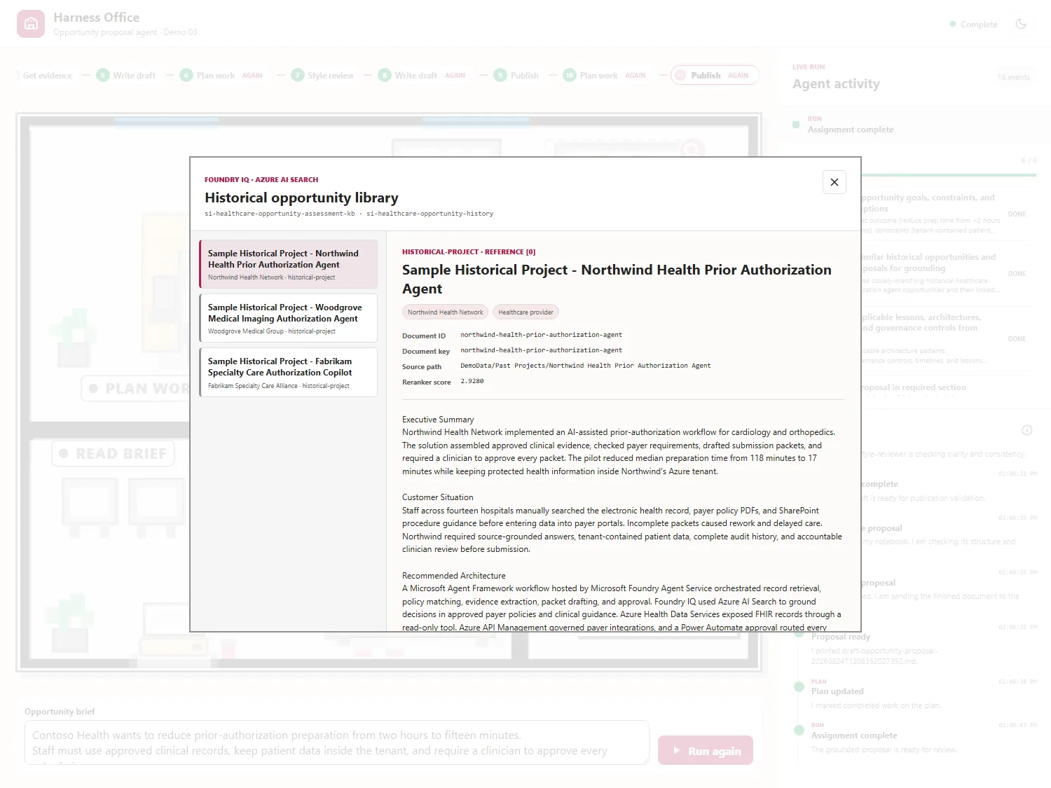 Foundry IQ and Azure AI Search document inspector